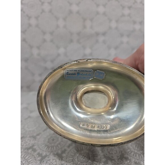 Vintage‎ Corbelle & Co Silverplate Goldwash Handled Basket Dish Opulance 60's - Picture 6 of 7